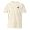 Premium Cotton T-Shirt - Dog Paw Fingerprint